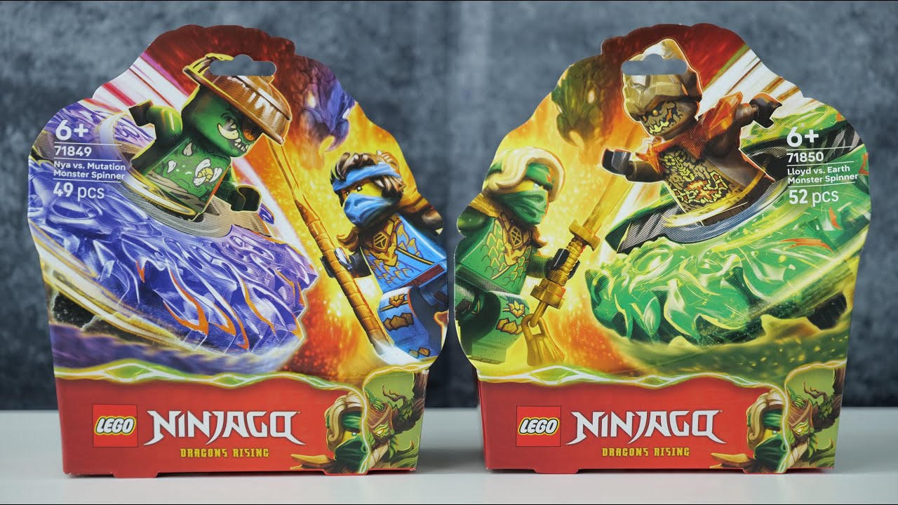New Monster Spinners for LEGO Ninjago - All sets for January 2026 CompilationCollection Speed Build