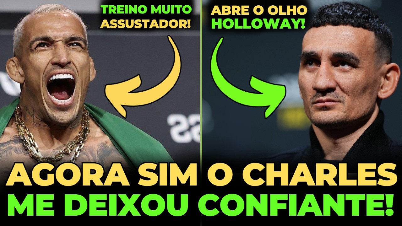 AGORA SIM O TREINO DO CHARLES ME EMPOLGOU! ESSE É O CAMINHO CERTO!