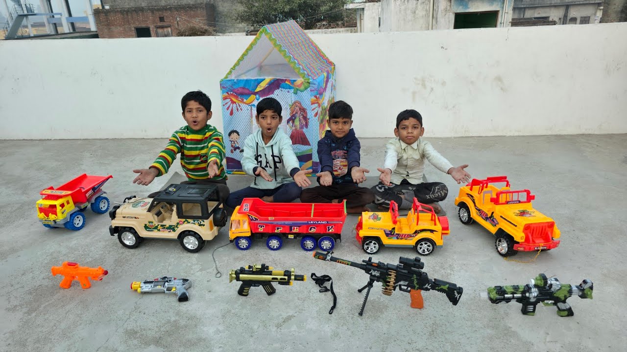 बच्चों की नई बंदूक 🔫