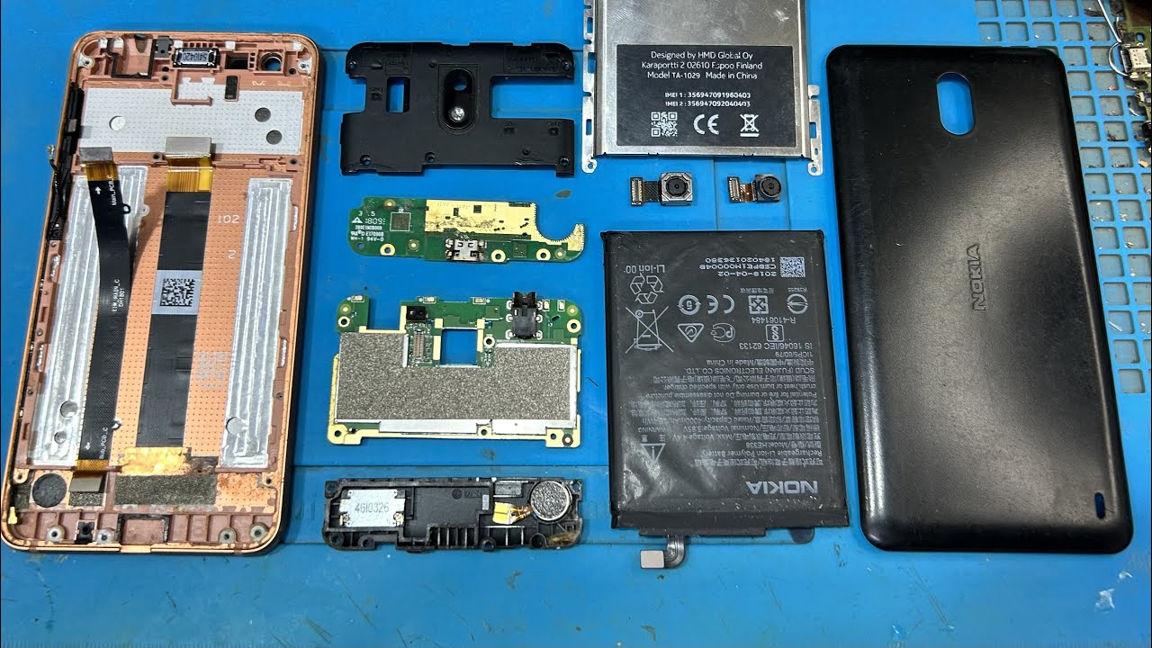 Nokia 2 (Ta 1029) disassembly / Nokia 2 teardown