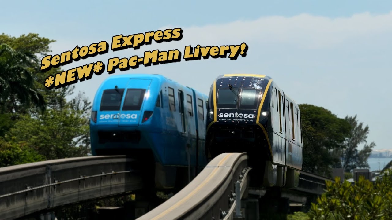 Sentosa Express New Pac-Man Livery showcase!