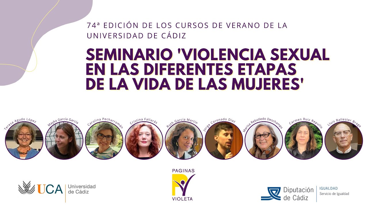 Inauguración: Violencia sexual en las diferentes etapas de la vida de las mujeres