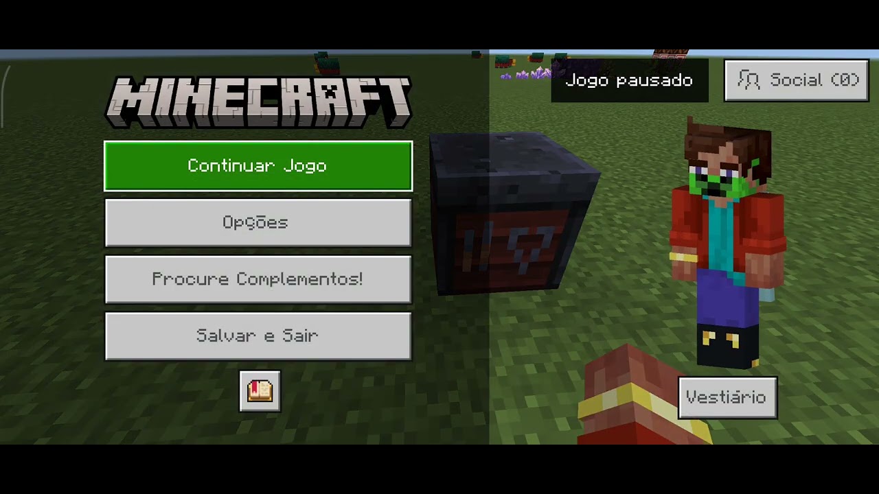 SE DIVERTINDO COM AS ARMADURAS DA BANCADA DE FERRARIA#minecraft 