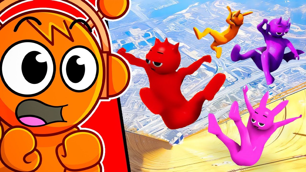 Sprunki vs 1,000,000 Feet Fall!