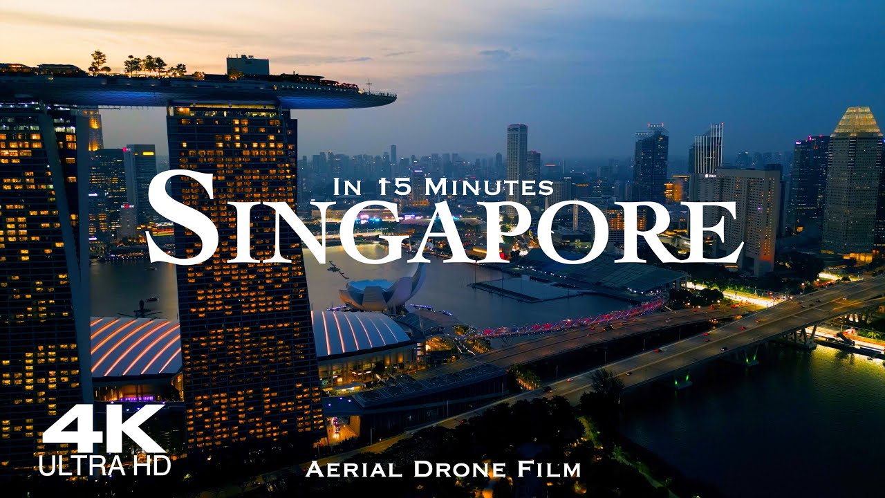 Best of SINGAPORE 🇸🇬 Drone Aerial 4K Singapore in 15 min 新加坡共和国 #singapore