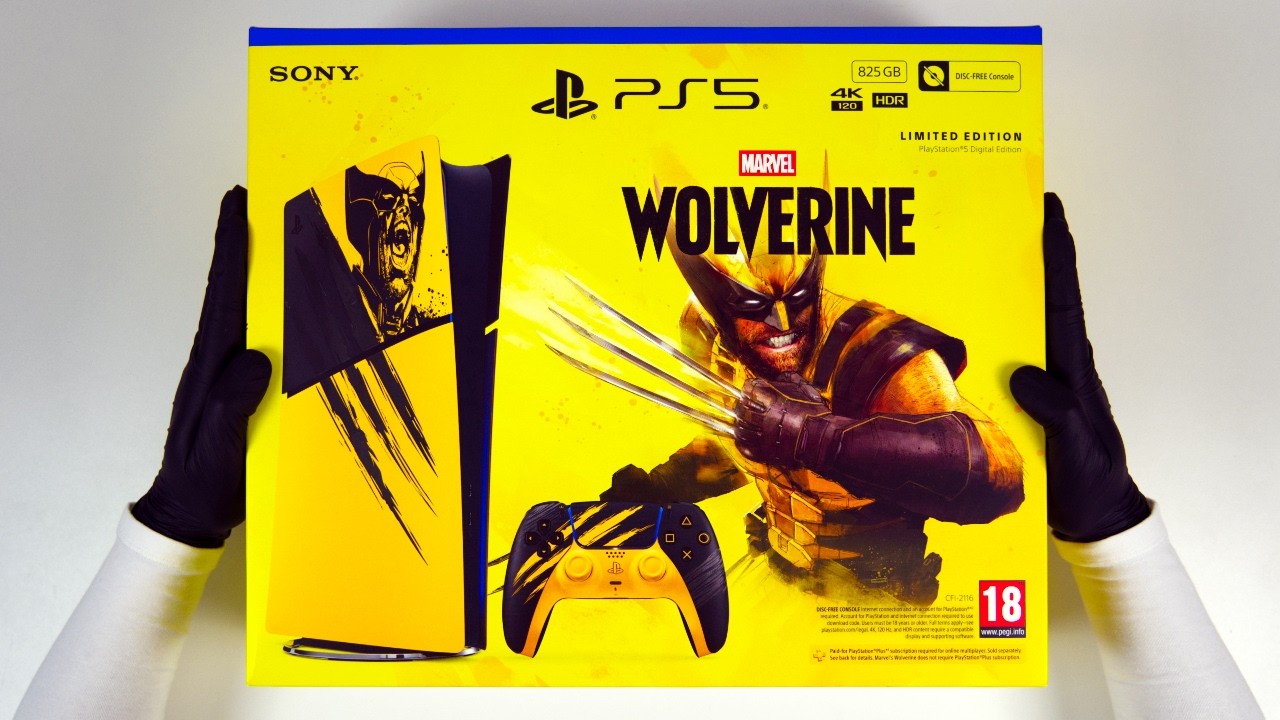 Unboxing The PS5 Marvel&rsquo;s Wolverine Battle Yellow Limited Edition Console - ASMR
