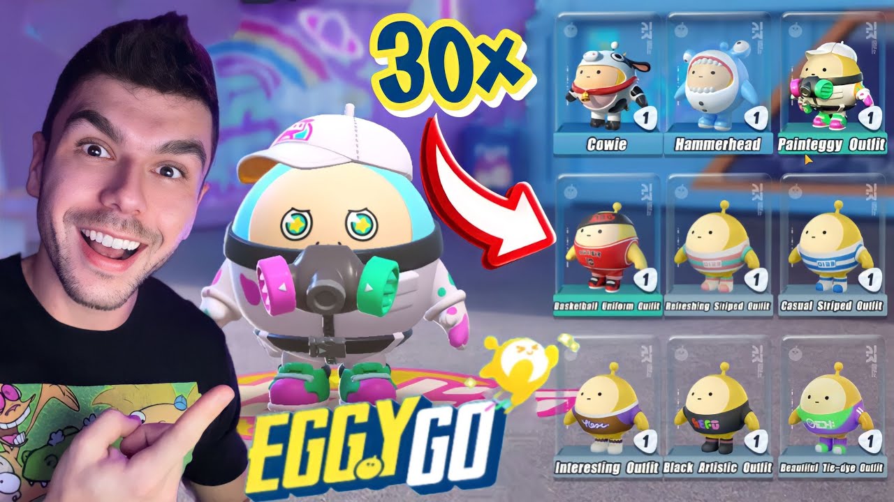 JOGUEI EGGY PARTY E ABRI MAIS DE 30 CAIXAS DE SKINS!