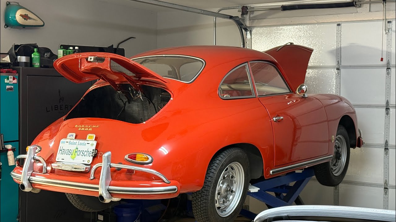 1958 Porsche 356A Engine removal #havasuporsche #davidbustamente