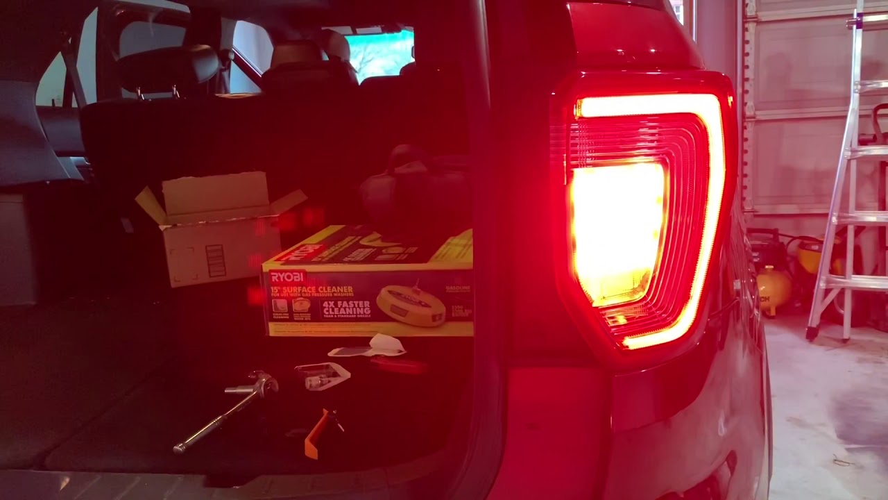 2016 Ford Explorer led reverse light install.