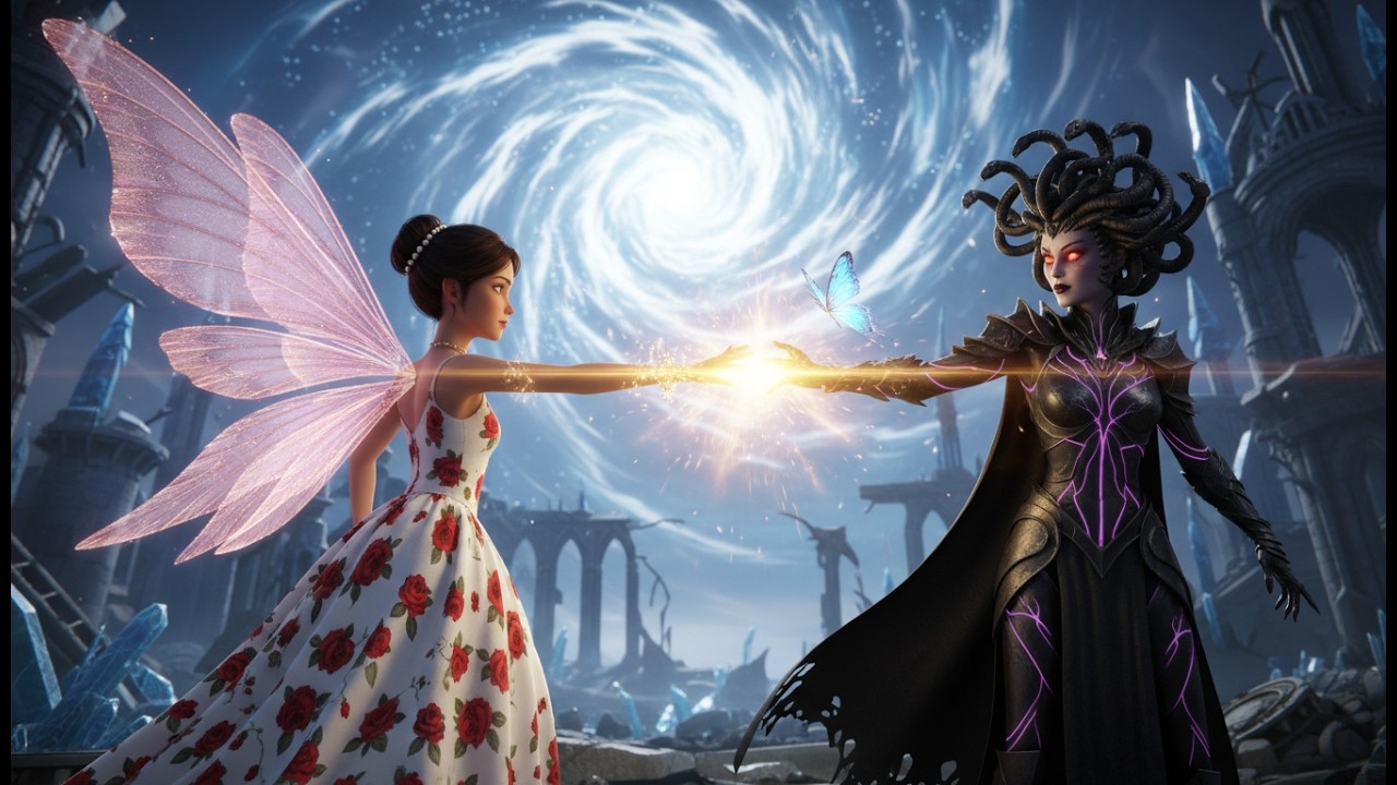 Medusa's Revenge: Aurora's Animated Battle for the Fairy Kingdom