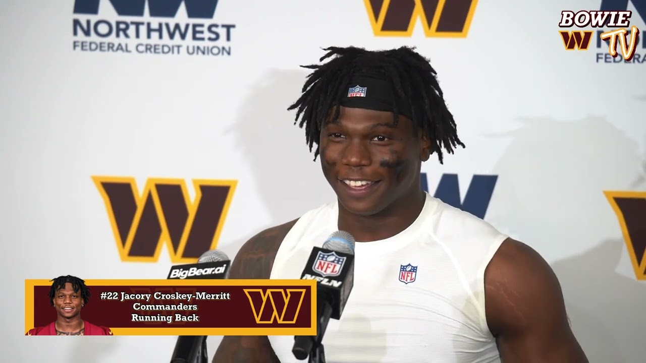 Hear From Washington Commanders RB Jacory Croskey-Merritt | Commanders vs. Giants (9-7-2025) Week 1