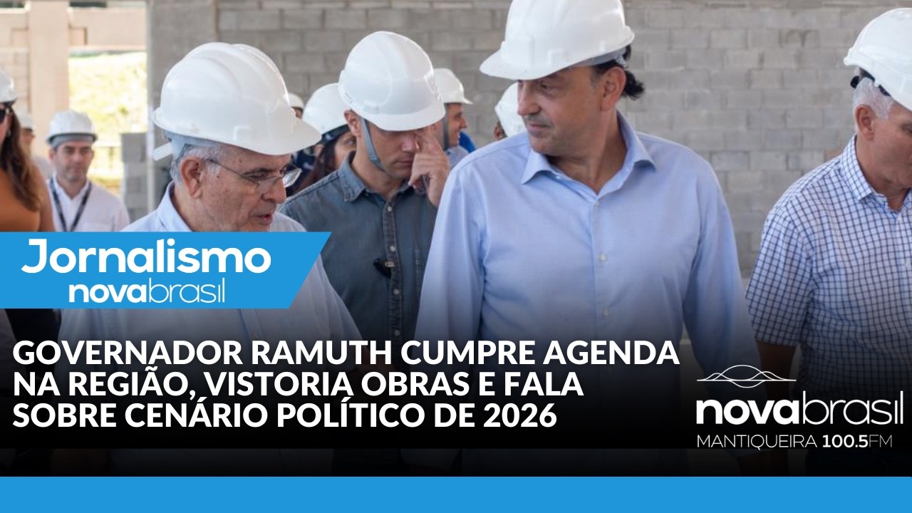 GOVERNADOR RAMUTH CUMPRE AGENDA NA REGIÃO, VISTORIA OBRAS E FALA SOBRE CENÁRIO POLÍTICO DE 2026