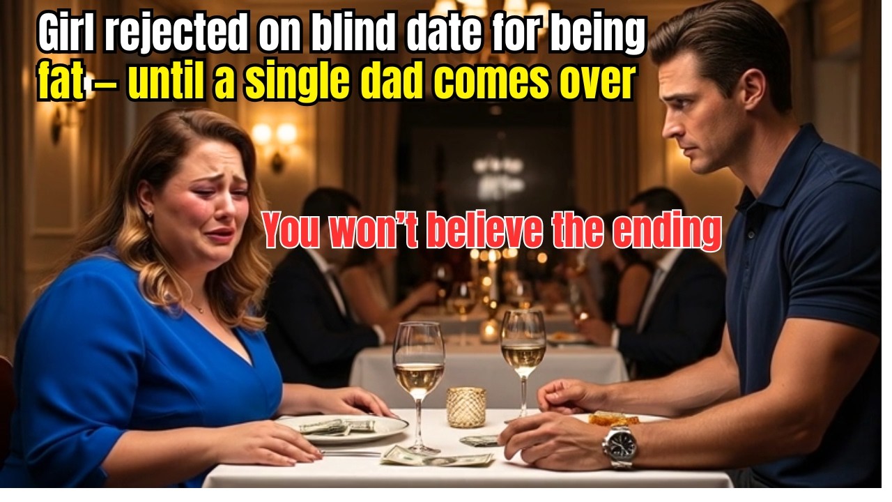 Girl rejected on blind date for being fat — until a single dad comes over