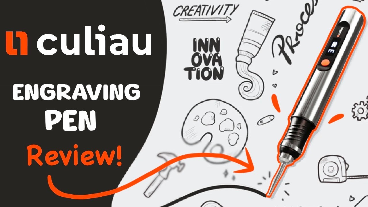 Culiau Pen Review! // ASMR + BEST Engraving Pen Yet!??