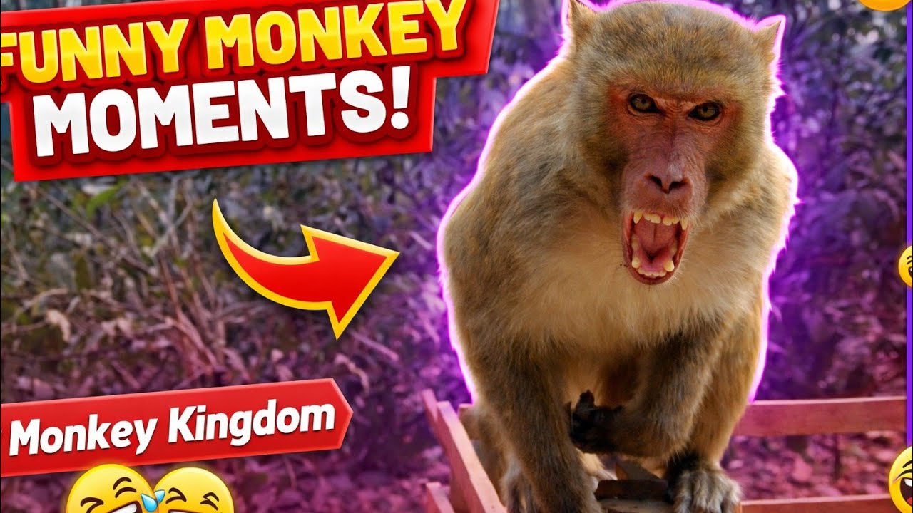 When Monkey Gets Angry 😳🐒 | Funny Monkey Compilation | Monkey Kingdom