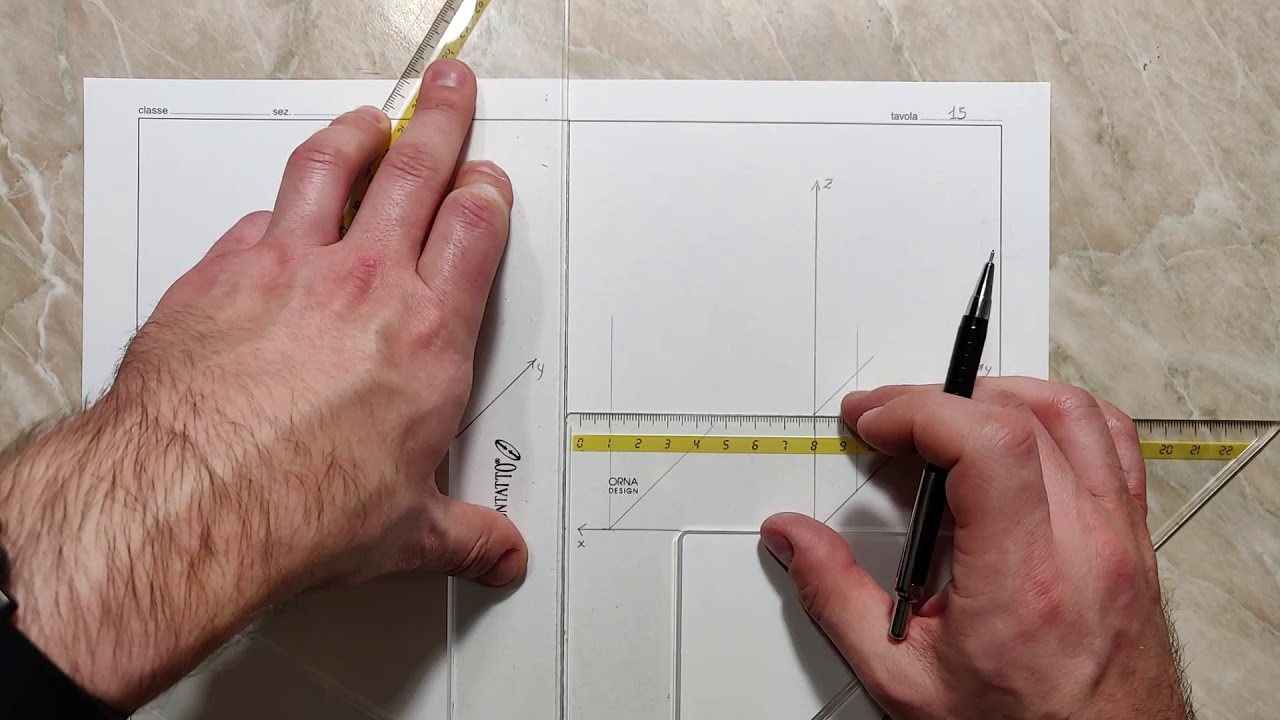 CLASSE TERZA 16 Assonometria Cavaliera Parallelepipedo
