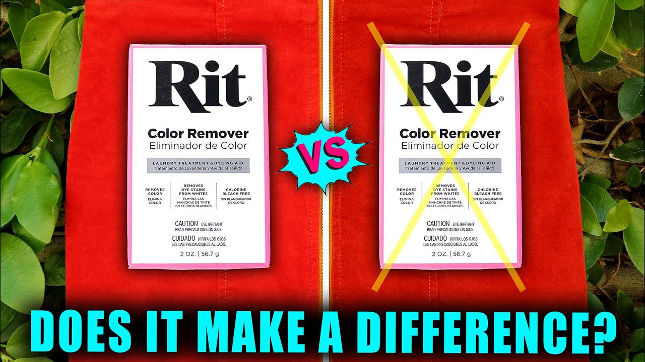 RIT COLOR REMOVER VS. NO COLOR REMOVER: DOES IT MAKE A DIFFERENCE?! || Lucykiins