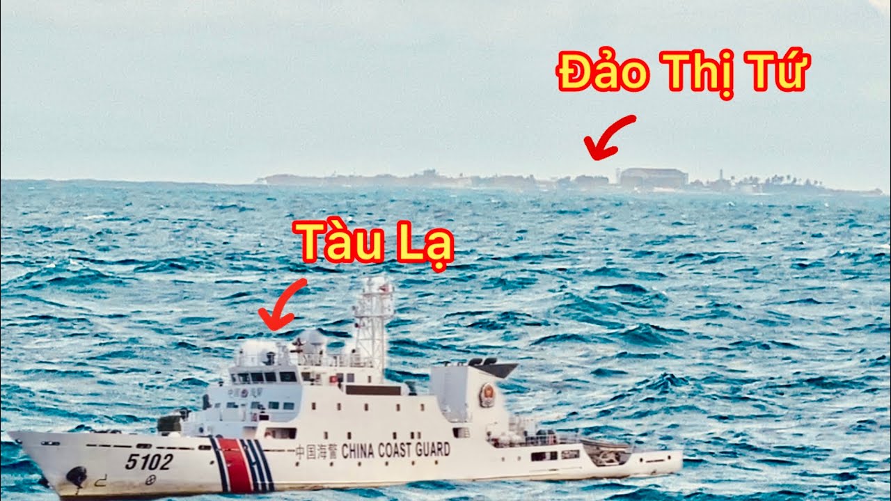 Tàu Lạ ???Đang Hiện Diện Tại(Đảo Thị Tứ)Xua Đuổi Tàu Cá Ngư Dân Việt