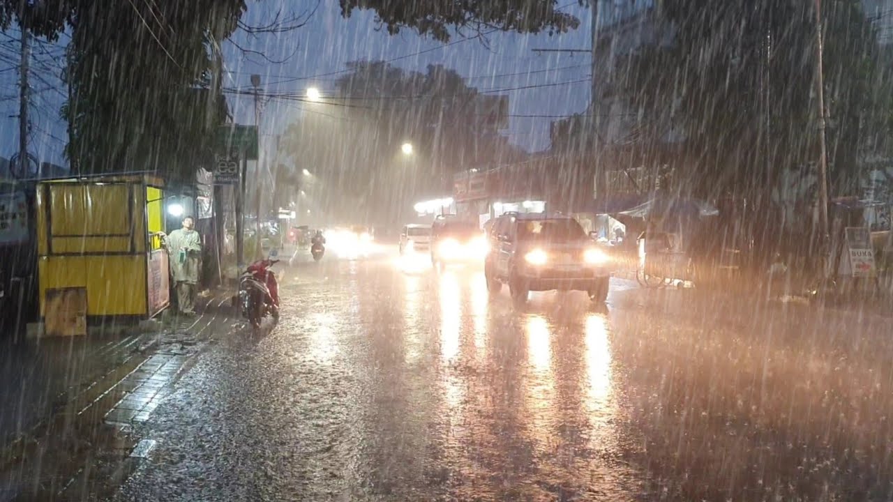 RELAXING NIGHT RAIN AMBIENCE FOR THE BEST DEEP SLEEP 🌧️💤