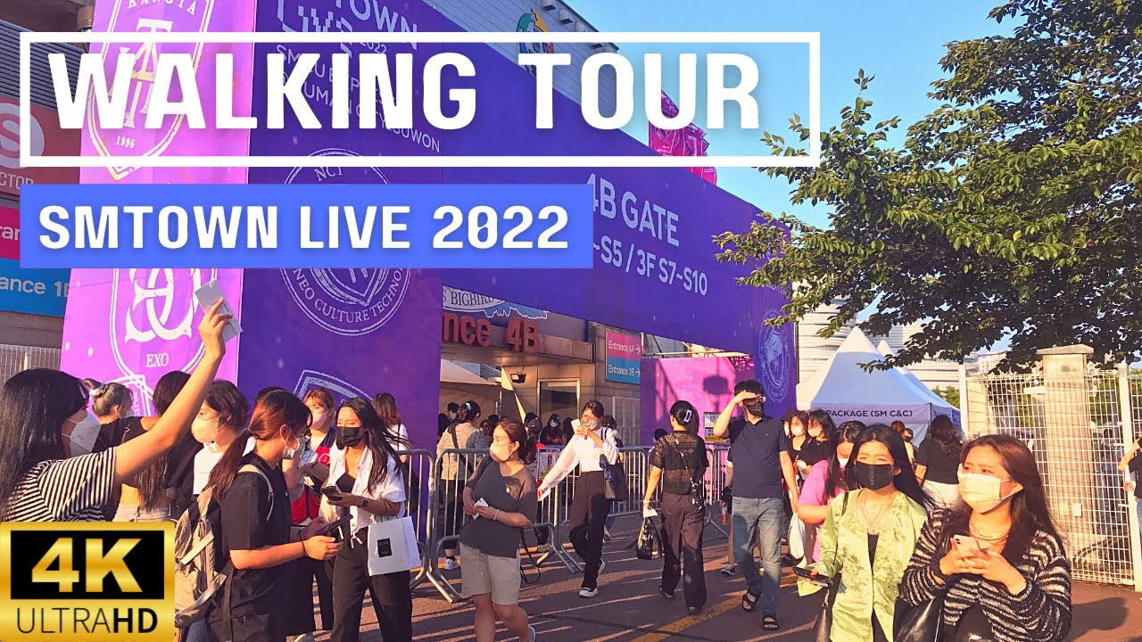 [4K] Walking Tour: SMTOWN Live 2022: SMCU Express@Human City Suwon