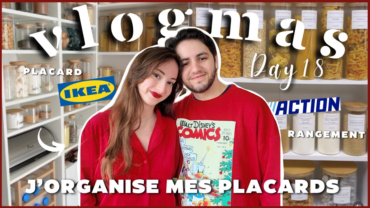 VLOGMAS #18 ⦁ J'ORGANISE LES PLACARDS EN RALANT (je suis aigrie)