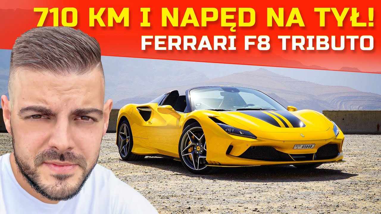 Dawno się tak nie bałem! Testuję Ferrari F8 Tributo z Dubaju
