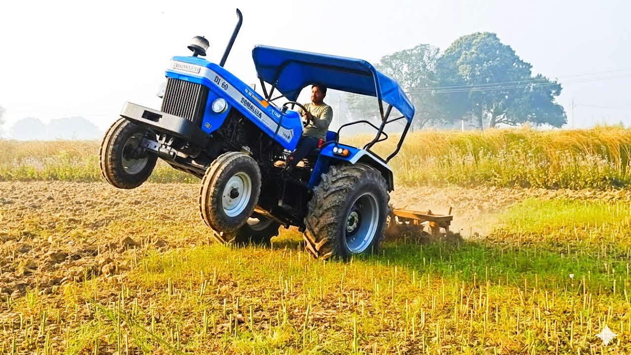 Bina weight ke bhi itna khichao? 😱 Sonalika 60 Sikandar Cultivator Test.