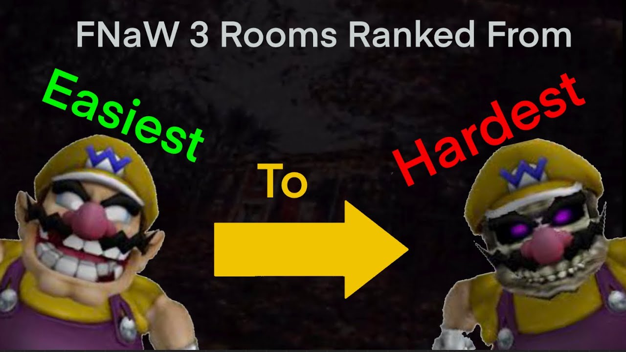 Five Nights at Wario’s 3 rooms ranked from easiest to hardest
