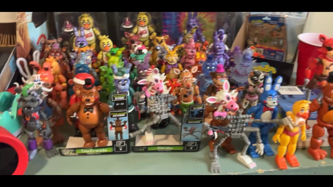 Fnaf figure collection 2026!