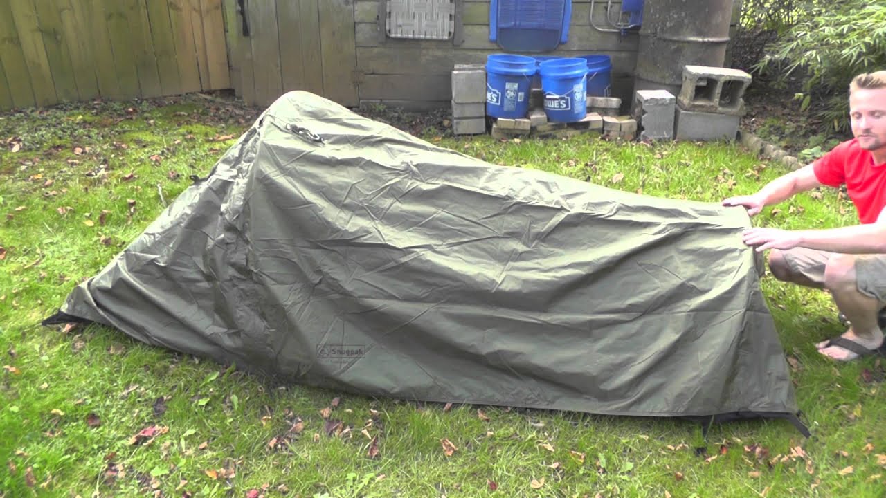 How to Setup the Snugpak Ionosphere Bivy / Tent - The Outdoor Gear Review
