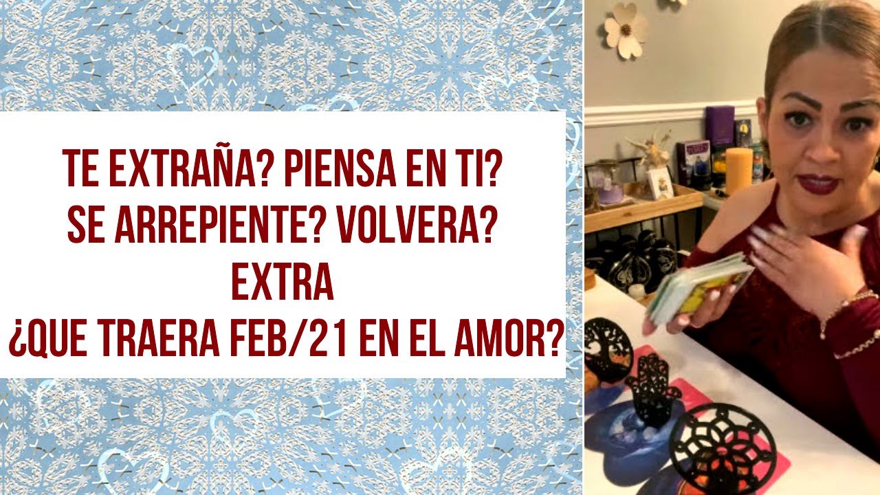 ♥️TE EXTRAÑA?...PIENSA EN TI?....SE ARREPIENTE?....VOLVERÁ?  👉🏻EXTRA ¿QUE TRAERÁ FEB/21 EN EL AMOR