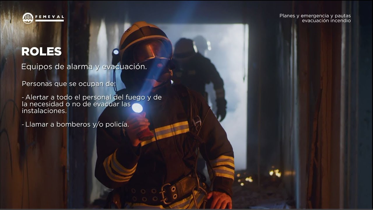 Prevención de Riesgos Laborales: Planes de emergencia y pautas de evacuación en caso de incendio