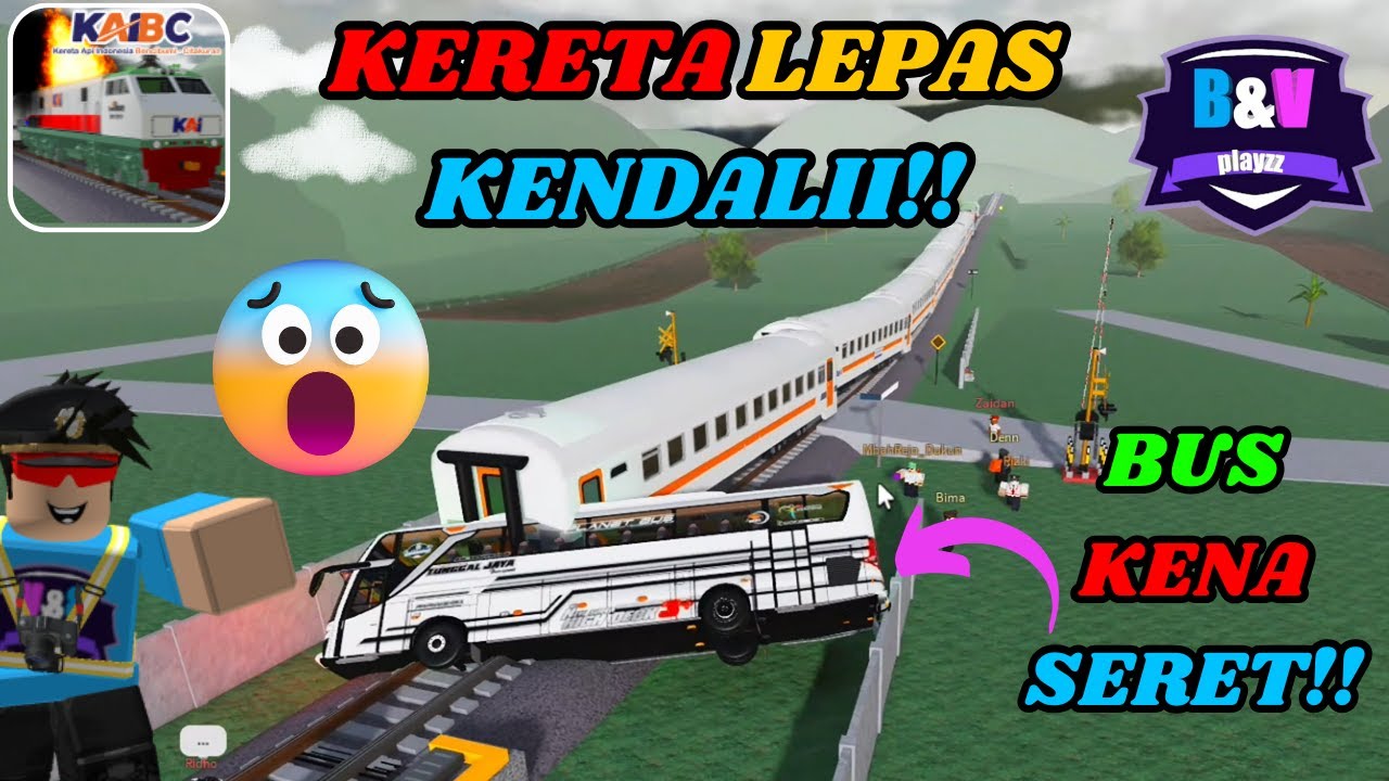 KERETA LEPAS KENDALI SAMPAI TERJUN KE BAWAH DAN AKHIRNYA NABRAK BIS SAMPAI....!!! 😱😱😱