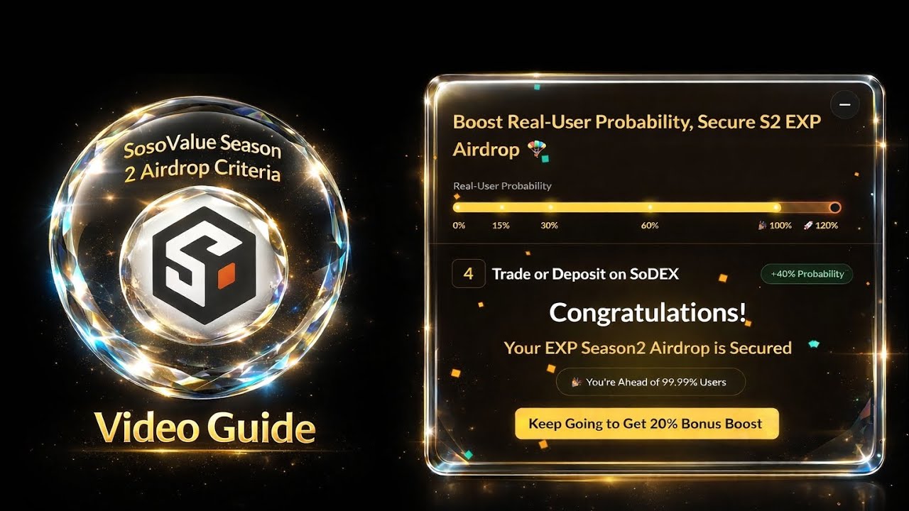 Sosovalue Season 2 Airdrop Claim | Sosovalue Season 2 Human Verify | Sosovalue Eligible Criteria 🪂