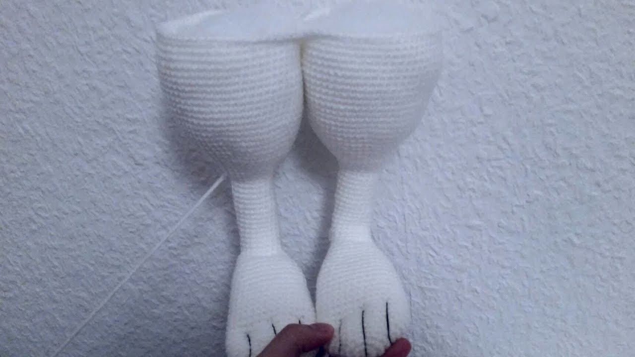 Big rabbit🐰 crochet tutorial / part of legs