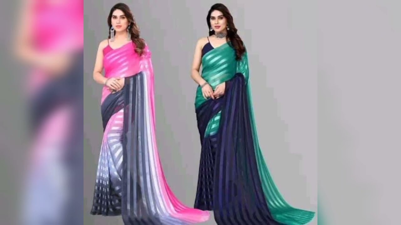 Georgette Sarees Chiffon Sarees Silk Sarees Collection #saree #cottonsarees #georgettesarees