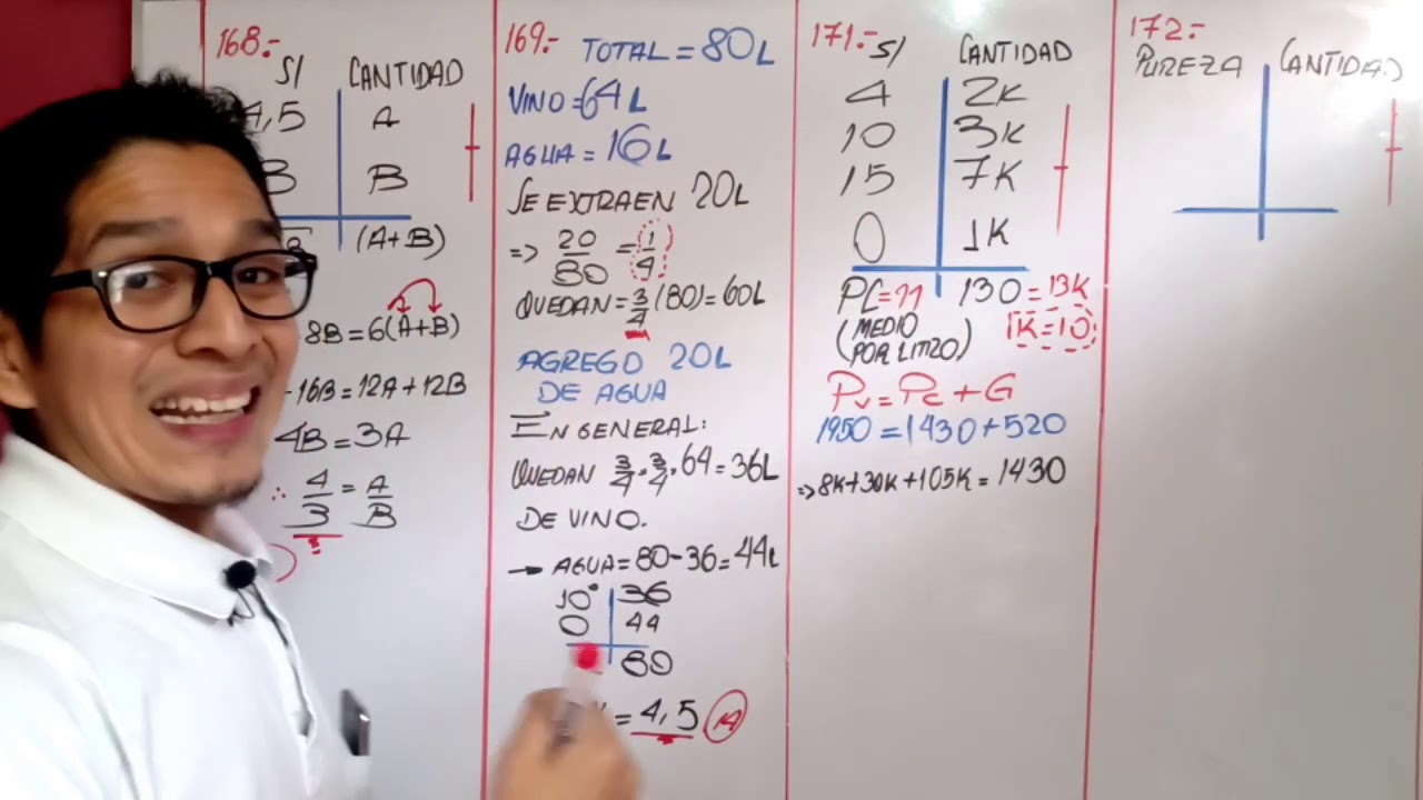 Regla de Mezcla - Cepre UNI 2020 II (1/2)