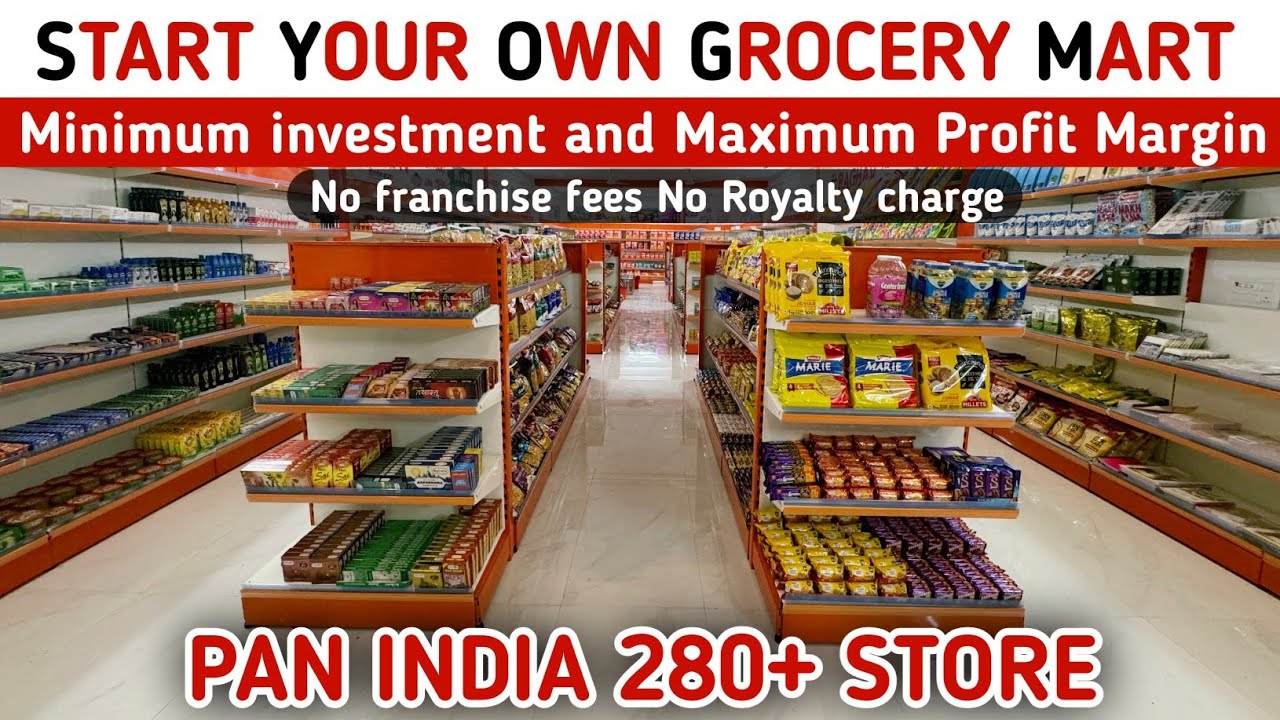 Grocery Store Business शुरू करें | Best Supermarket Franchise in India | NV Shoppe Franchise 