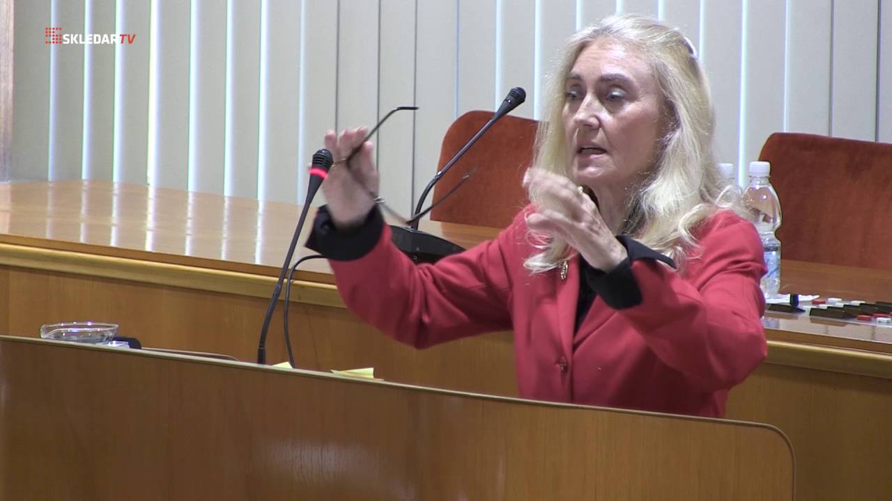 Prof. dr. Cvetka Hedžet Tóth na posvetu 21. stoletje in socialistične alternative