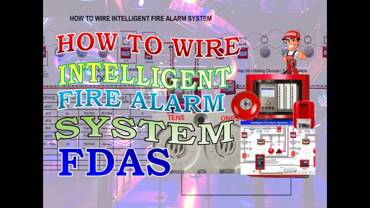 How to wire Intelligent Fire Alarm System | FDAS