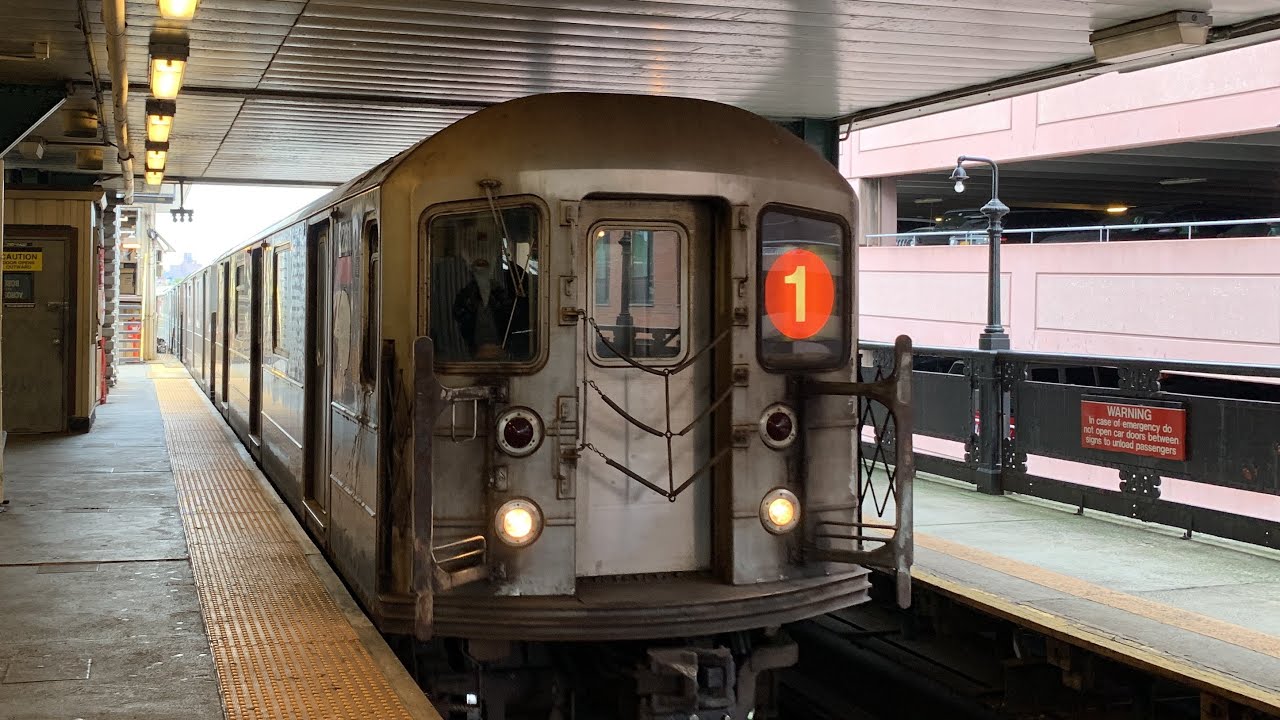 Van Cortlandt Park-242nd St Bound 1984-1987 Bombardier R62A 1 Trains Terminating At VCP-242nd St