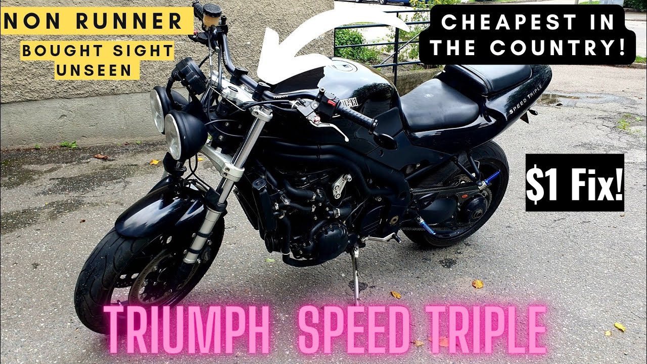 Buying the CHEAPEST Triumph Speed Triple 955i 2004 in the country!