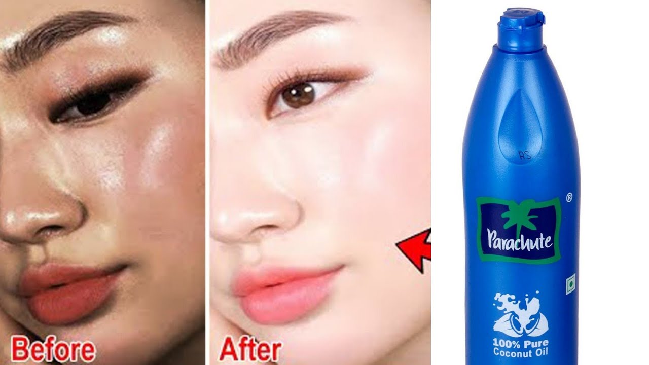 Coconut oil for face | Coconut oil for skin whitening overnight