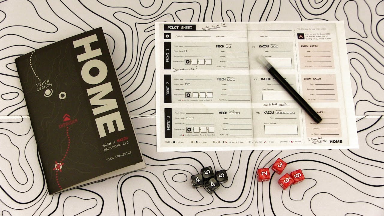 How to Play: HOME - Mech x Kaiju Mapmaking RPG