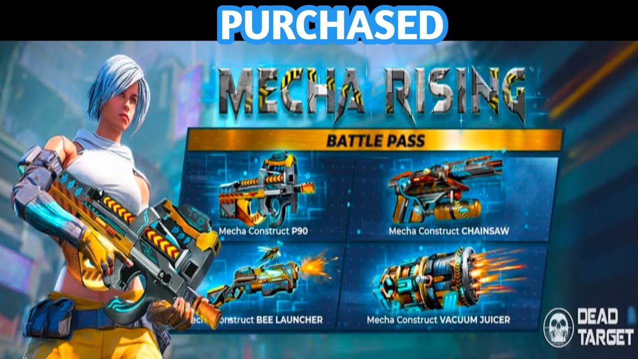 Dead Target Mecha Rising Event / Battle pass purchased