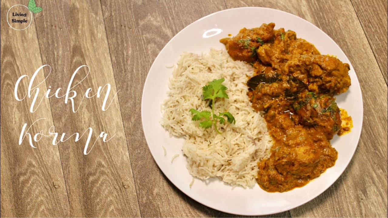 Chicken Korma |  Instant Pot Chicken Korma | By Living Simple