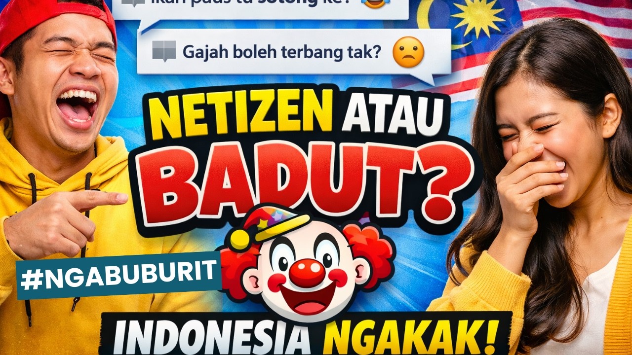 #369:Komentar Warganet Malaysia Ini Bikin Ngakak!  Asal Mangap & Menghibur… Etimologi 'Badut'