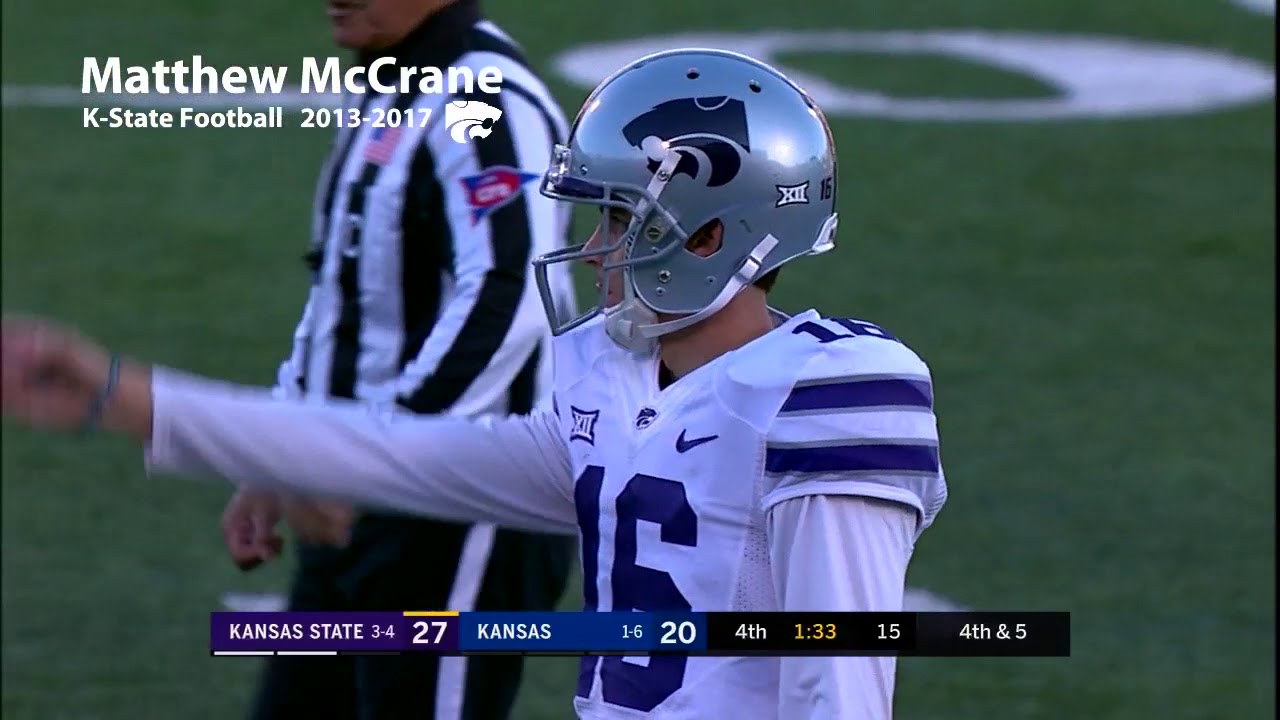 Matthew McCrane - Kick Specialist - Kansas State