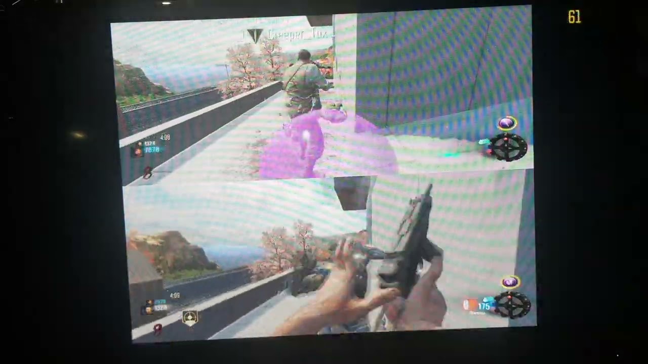 Steam Deck Black Ops 3 split screen docked 1080P