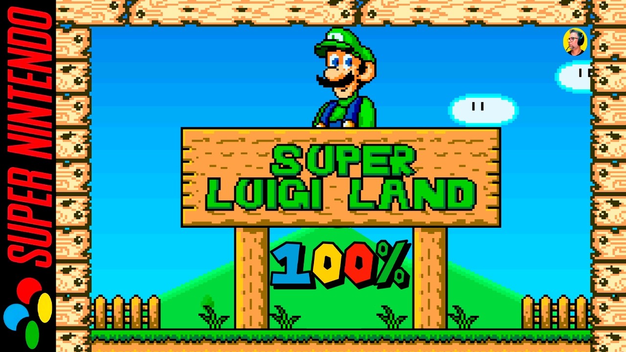 Super Luigi Land: Super Mario World FULL WALKTHROUGH (100% Secret Endings)
